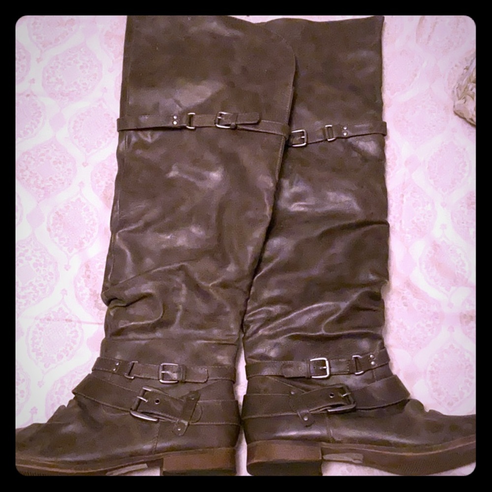 Over the knee boots.